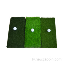 Indoor Foldable Gers Golfmat mei rubberen basis